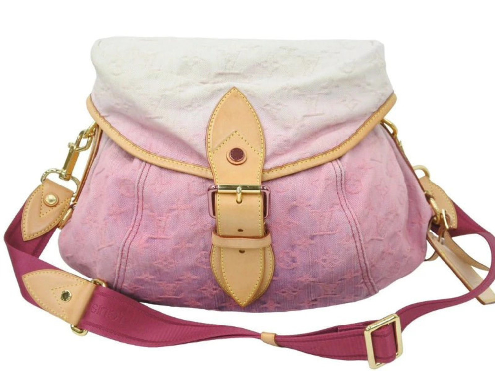 Louis Vuitton Monogram Denim Sunshine Shoulder Bag